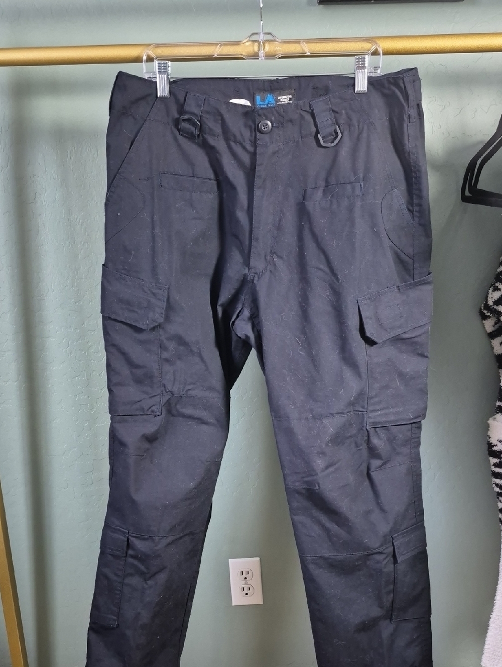 LA Police Gear Men's Navy Tactical Cargo Pants - Utility Workwear